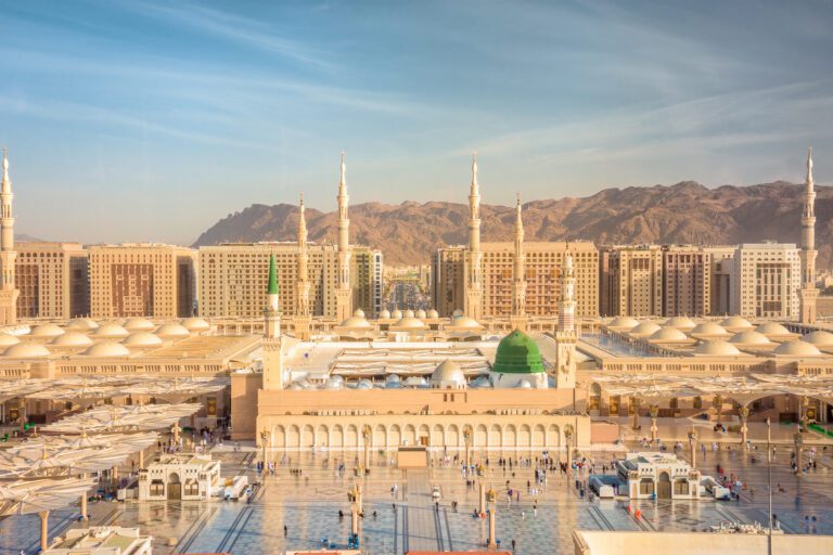 Al-masjid,An-nabawi,(prophet's,Mosque),In,Medina,City,,Saudi,Arabia